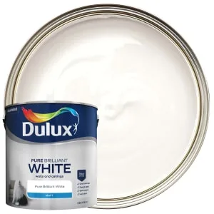 Dulux Matt Emulsion Paint - Pure Brilliant White - 2.5L — source product photo