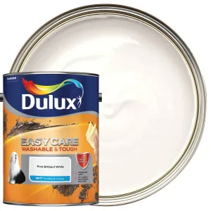 Dulux Easycare Washable & Tough Matt Emulsion Paint - Pure Brilliant White - 5L — source product photo